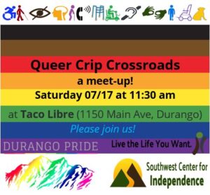 Queer Crip Intersections flyer